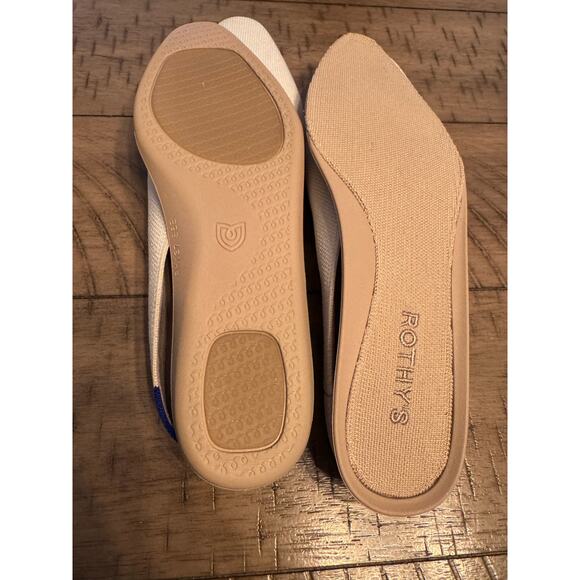 Rothy’s Almond Demi Flat Mules in Vanilla Bean Size 8.5 - Picture 5 of 9